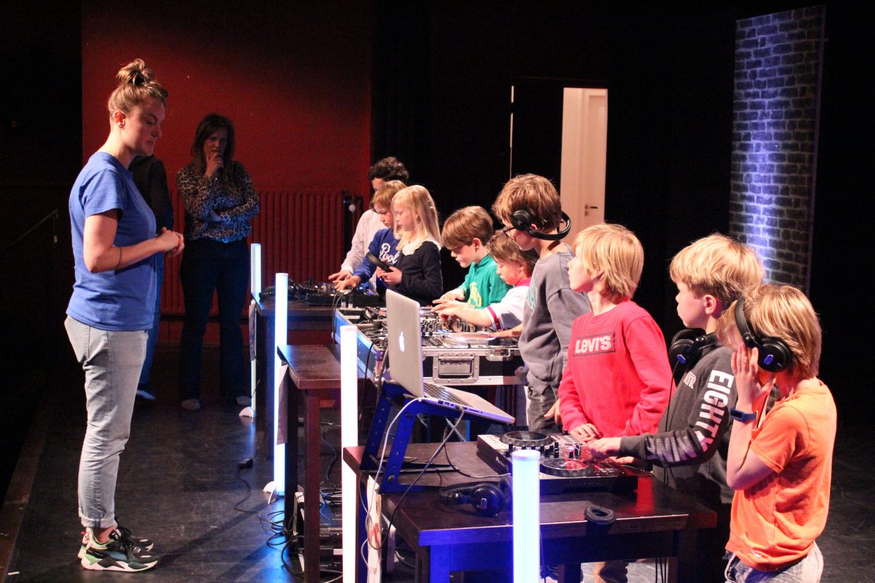 DJ Workshop met kinderen in Bussum